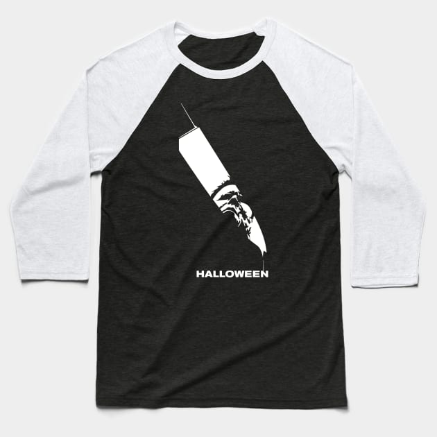 Michael Myers Halloween Baseball T-Shirt by INGLORIOUS